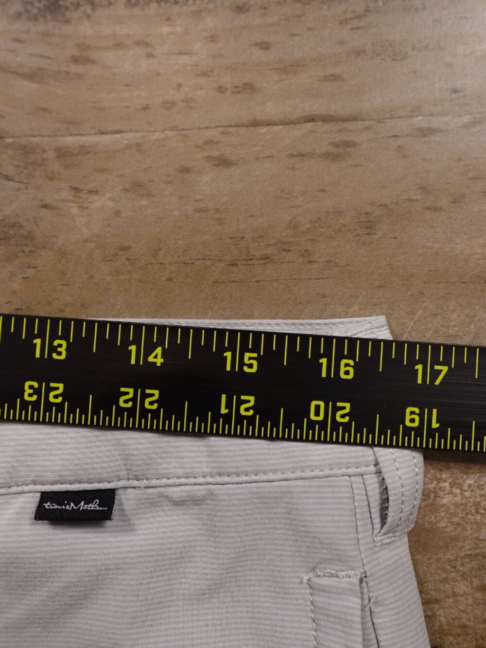 Travis Mathew Golf Shorts Men’s 32 Gray Stretch Performance Casual 9” Inseam - Picture 8 of 11